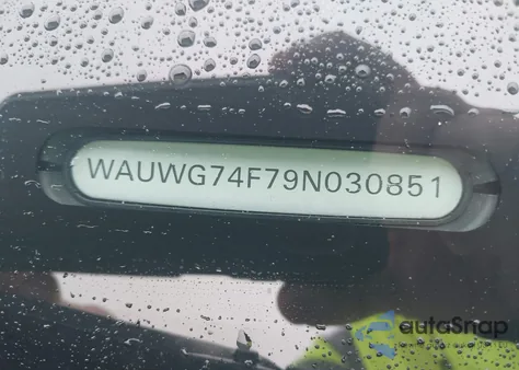 2009 Audi A6 3.0 Premium from USA, damaged, VIN WAUWG74F79N030851